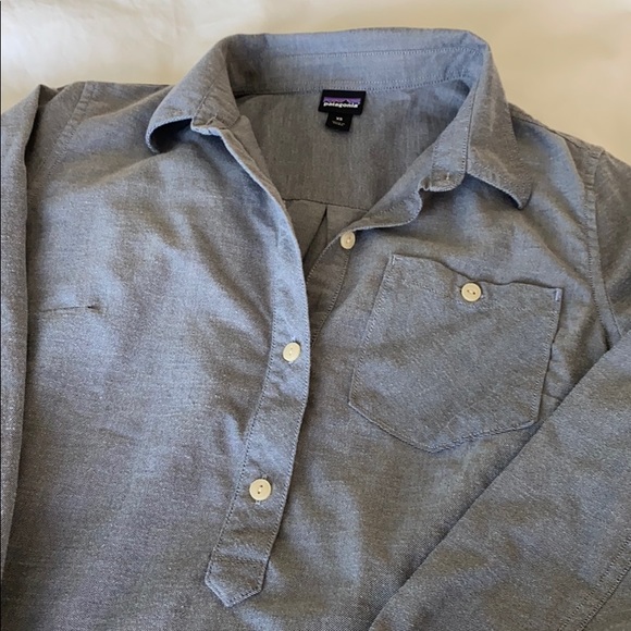 Patagonia Long-sleeve Short Tunic Grey Xs - Picture 4 of 7